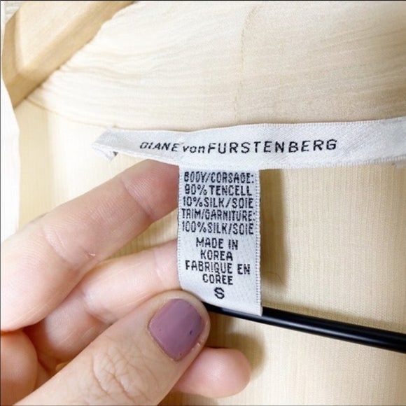 Diane Von Furstenburg Addie Bow Tie Tank - Picture 3 of 5